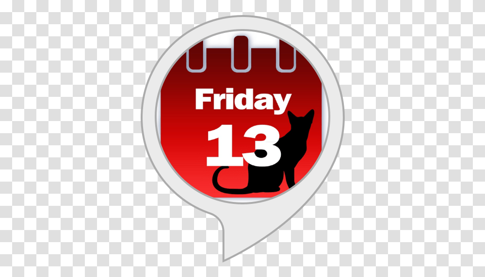 Is Today Friday The 13th Amazoncouk Alexa Skills Circle, Text, Label, Number, Symbol Transparent Png