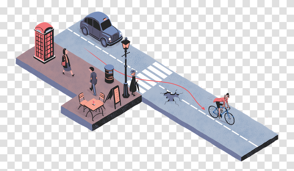 Is Urban Cycling Worth The Risk - Ftcom Bicycle, Vehicle, Transportation, Person, Wheel Transparent Png