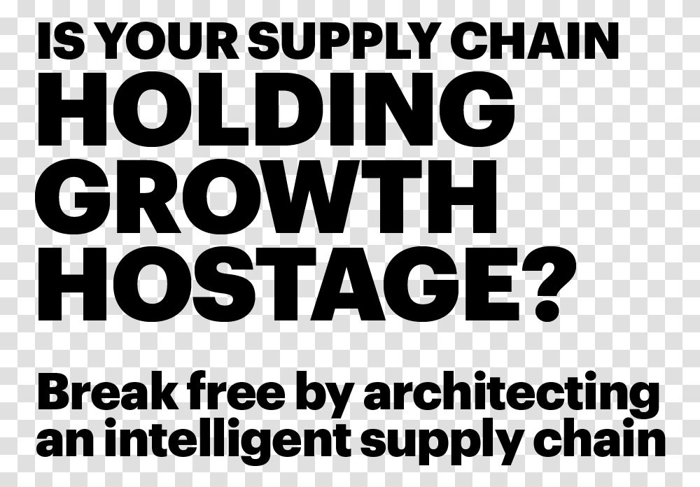 Is Your Supply Chain Holding Growth Hostage Poster, Gray, World Of Warcraft Transparent Png