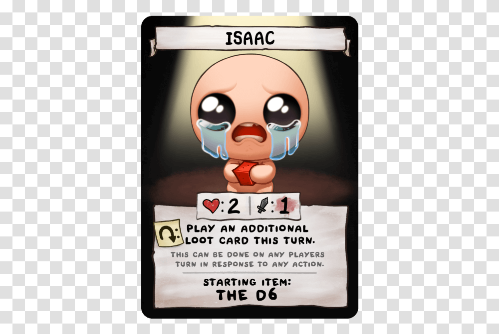 Isaac Binding Of Isaac Four Souls Foil Cards, Advertisement, Poster, Label Transparent Png
