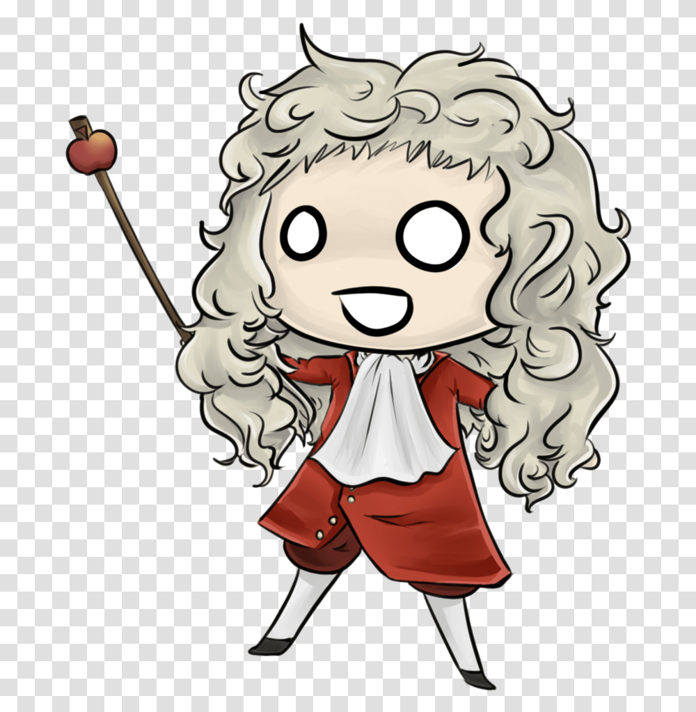 Isaac Newton By Poqu Sir Isaac Newton Drawing, Person, Book, Costume Transparent Png