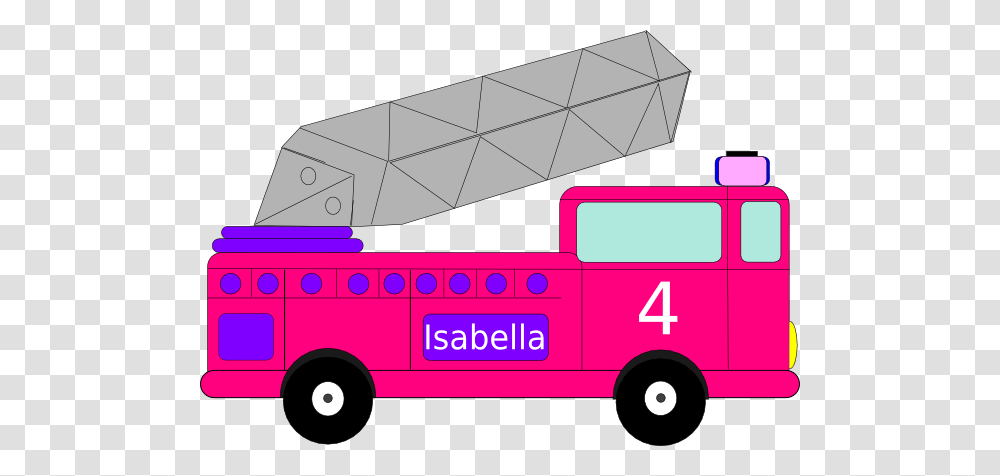 Isabella Birthday Firetruck Clip Arts For Web, Vehicle, Transportation, Fire Truck Transparent Png