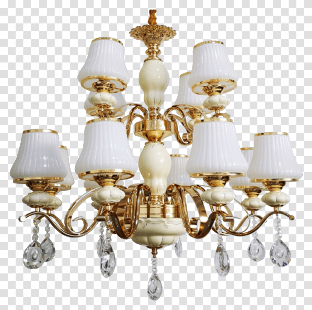 Isabelle 12 Lightfrench Gold Vintage Style Ivory Chandelier, Lamp, Light Fixture, Ceiling Light Transparent Png
