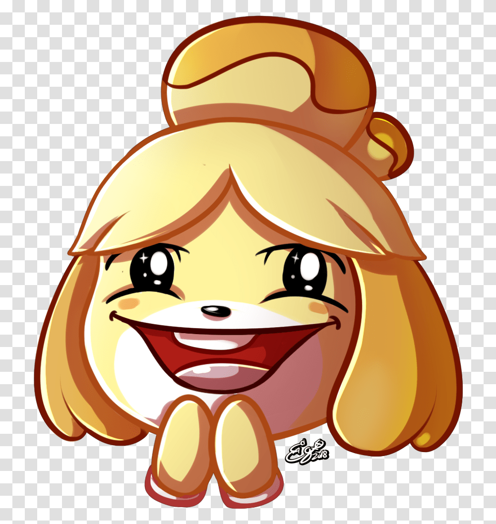 Isabelle Is Coming To Smash Clipart Full Size Clipart Emote Animal Crossing, Plant, Helmet, Mammal, Vegetable Transparent Png