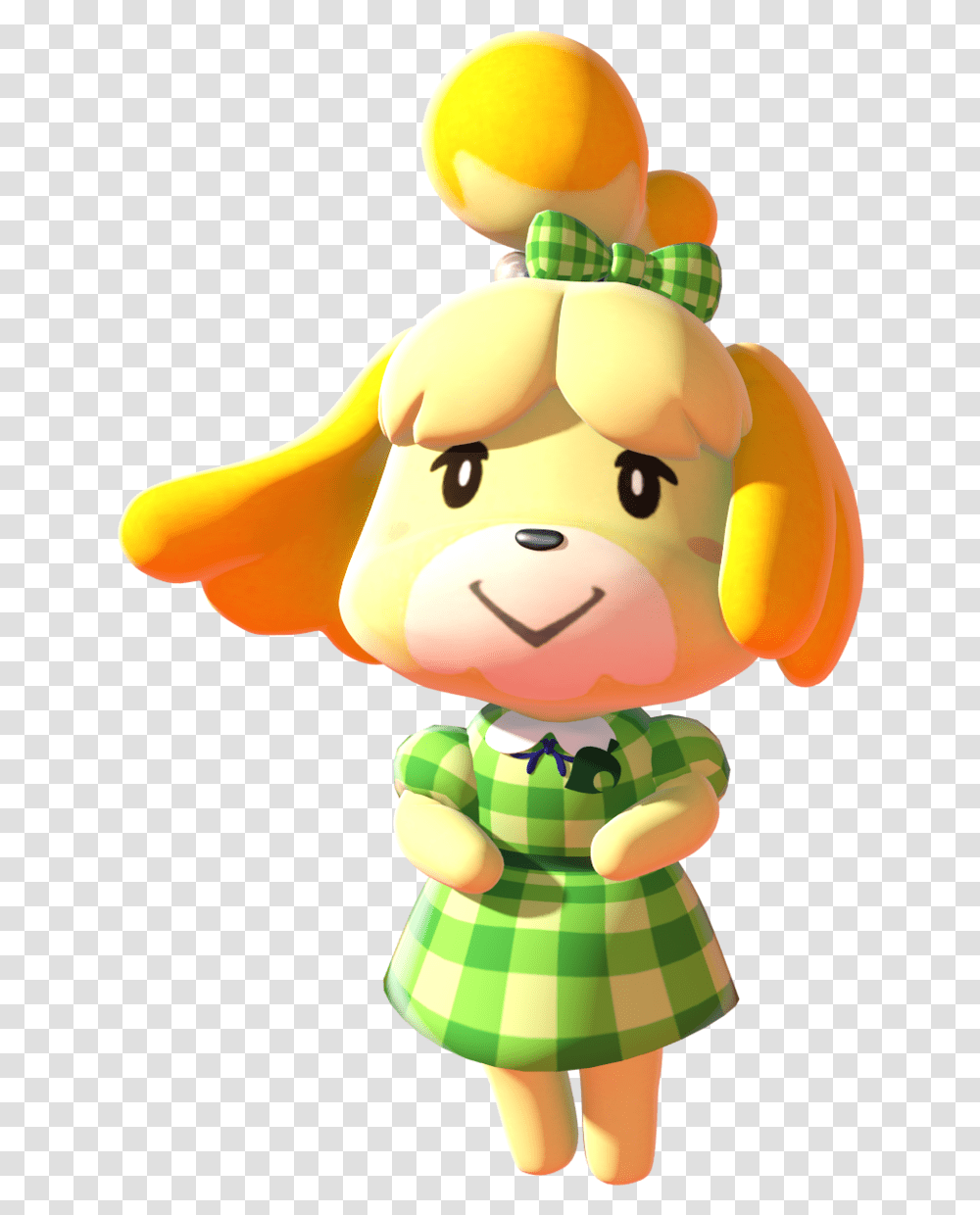 Isabelle Shared Isabelle Spring Dress Animal Crossing, Toy, Figurine, Plush Transparent Png