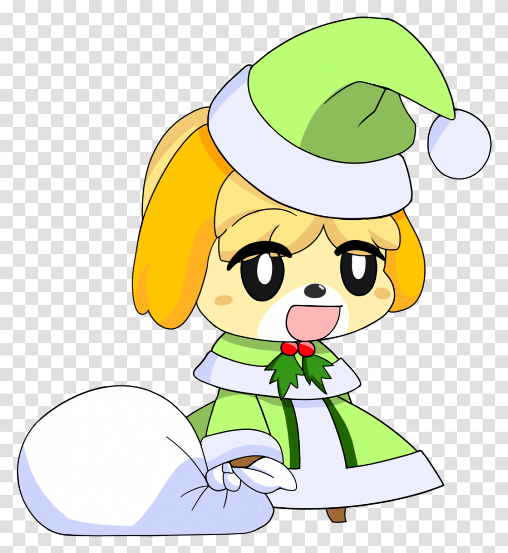 Isabelle Smash Animal Crossing Isabelle Padoru, Elf, Graphics, Art, Hat Transparent Png