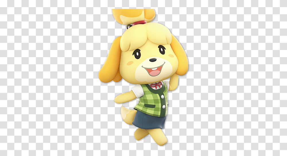Isabelle Vs Luigi Matchup Videos Smash Bros 4 Ssbworldcom Isabelle Animal Crossing Happy, Plush, Toy, Doll, Figurine Transparent Png
