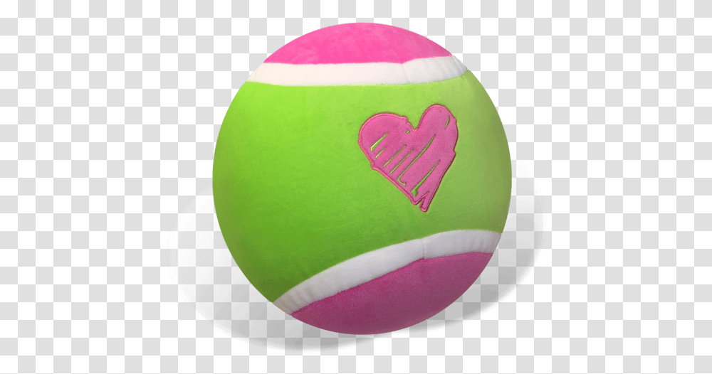 Iscream Embroidered Fleece Tennis Ball Pillow Heart, Sport, Sports, Sphere, Golf Ball Transparent Png
