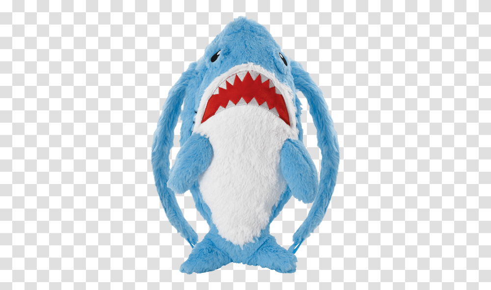 Iscream Furry Backpacks Furry Sharks, Plush, Toy, Mascot, Snowman Transparent Png