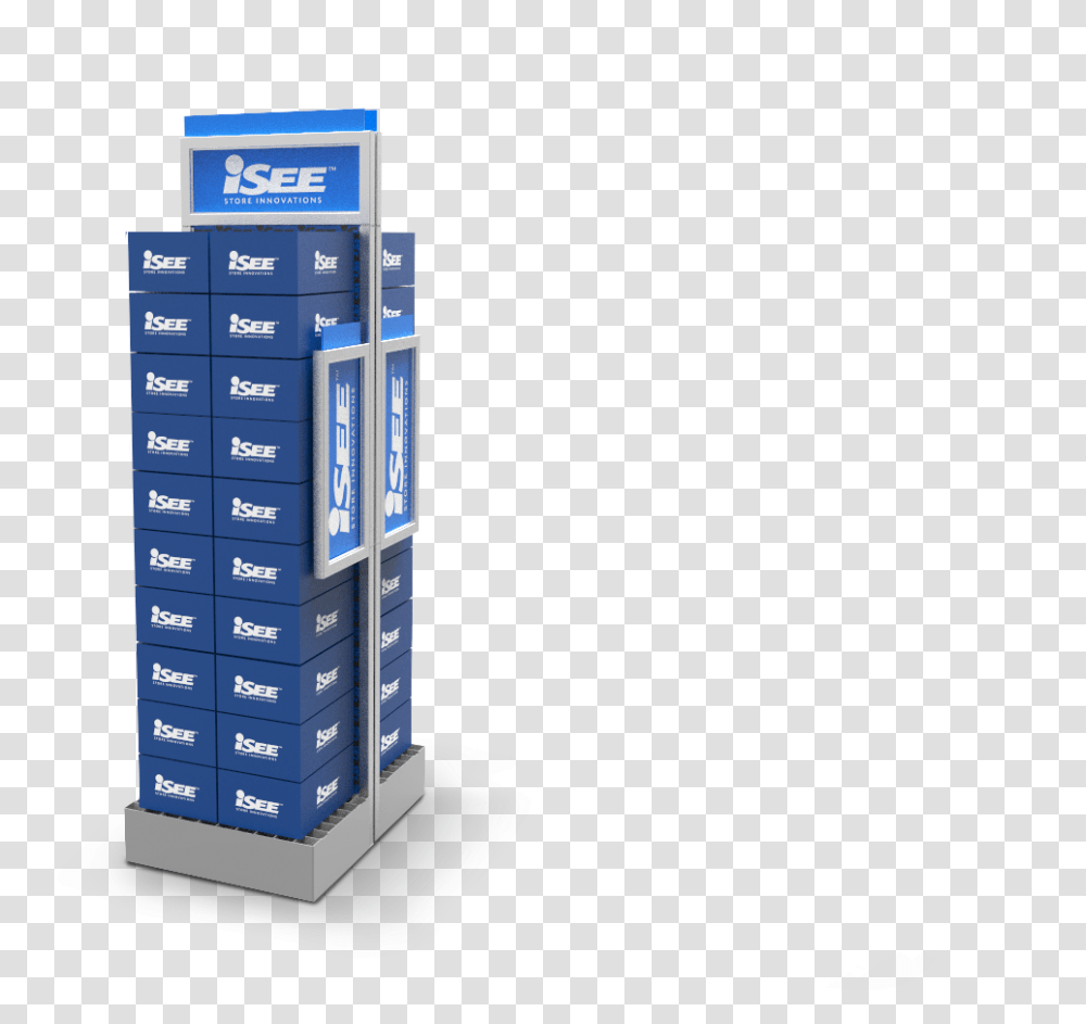 Isee Multistack Beverage Floor Display Back To Back Convenience Store Stack Display, Word, Private Mailbox Transparent Png