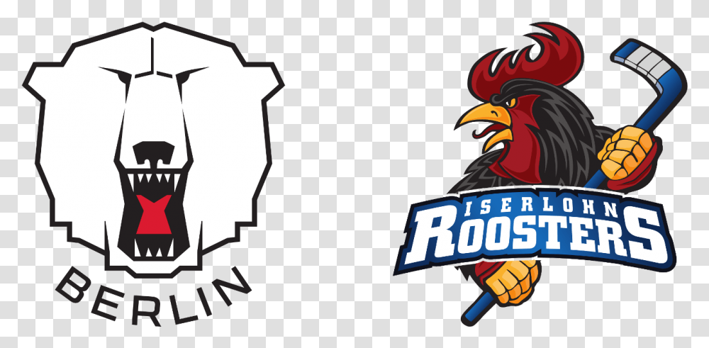 Iserlohn Roosters, Bird, Animal, Logo Transparent Png