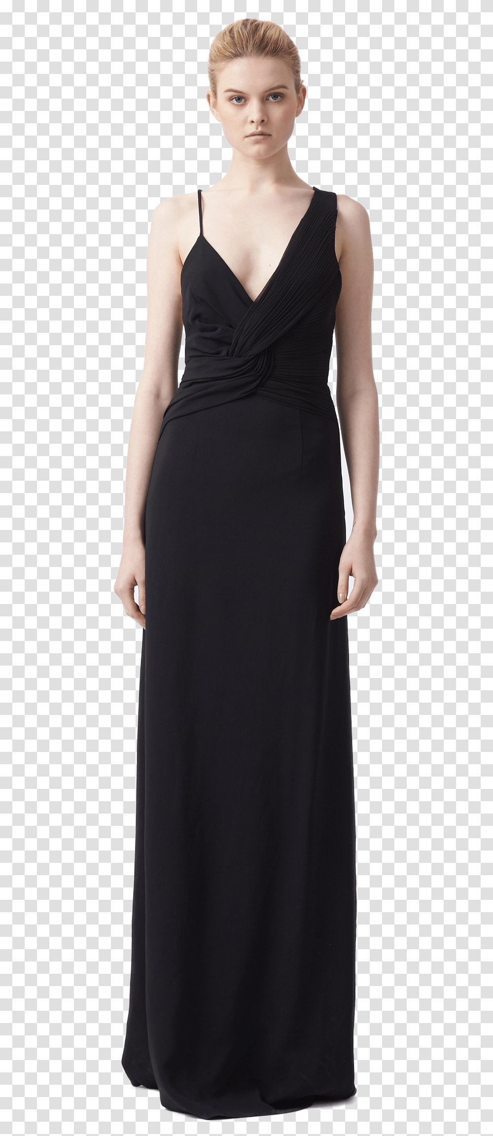 Isis Asymmetric Knot Gown, Apparel, Sleeve, Person Transparent Png