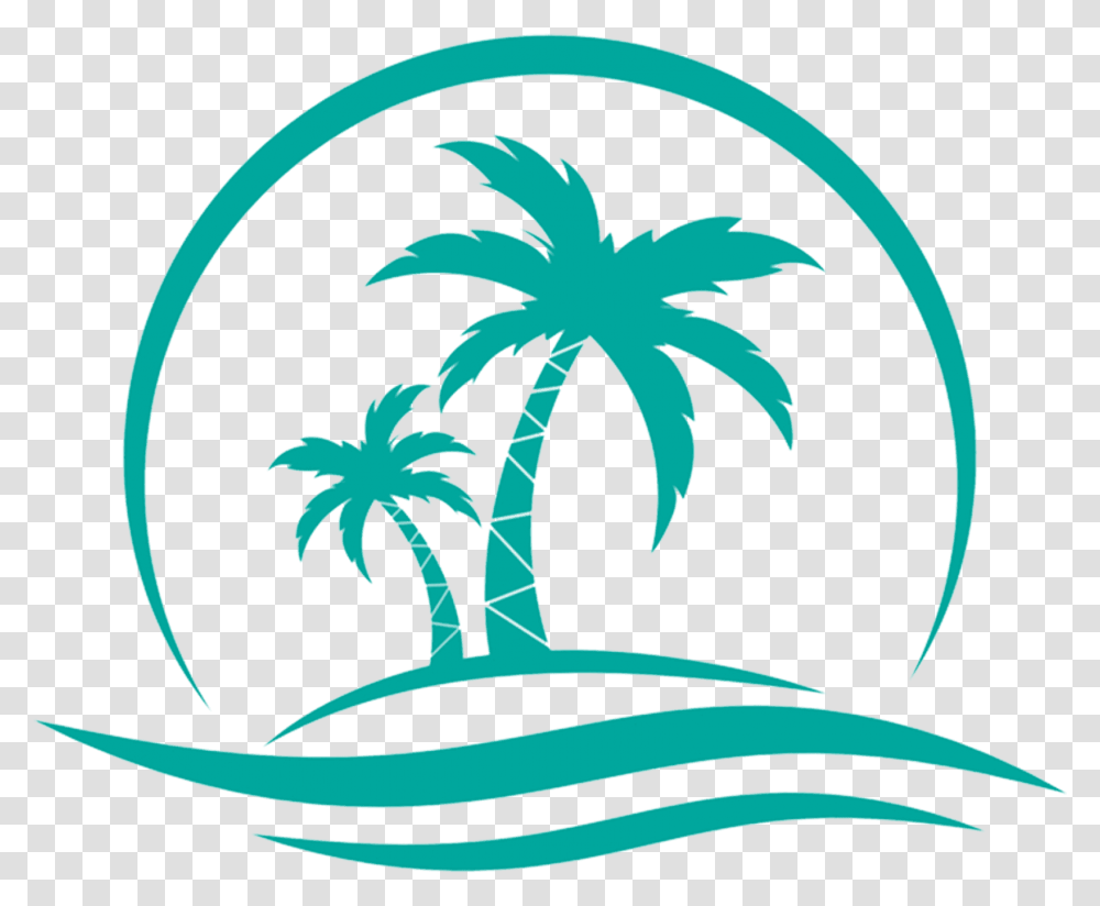 Isla Mujeres Vacation Rental Palm Trees With Turtle, Apparel, Hat Transparent Png