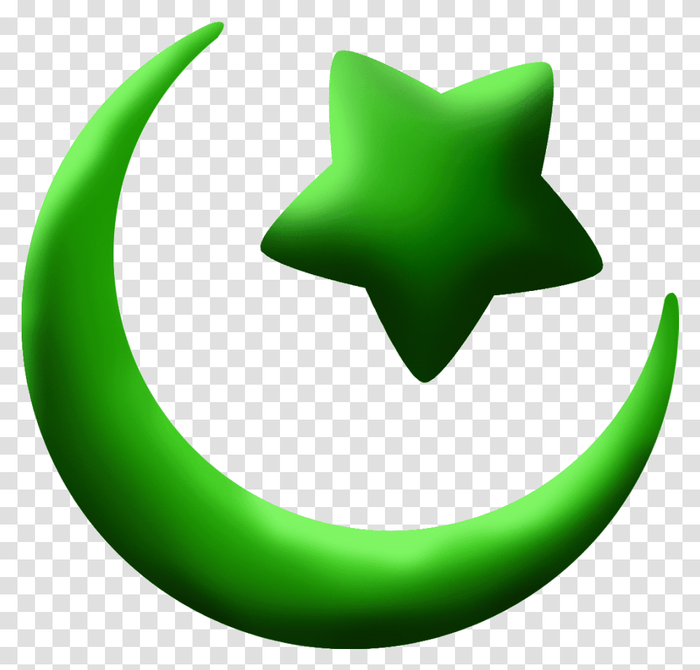 Islam Clipart Moon Stars Free Clip And, Banana, Fruit, Plant, Food Transparent Png
