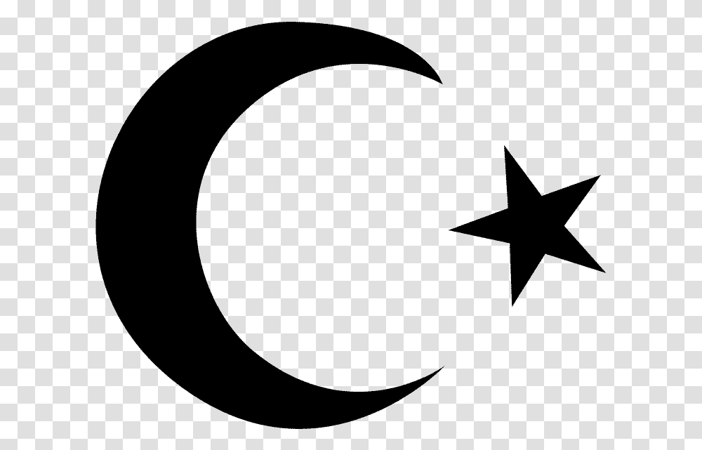 Islam Clipart Moon Stars Islam Moon, Star Symbol Transparent Png
