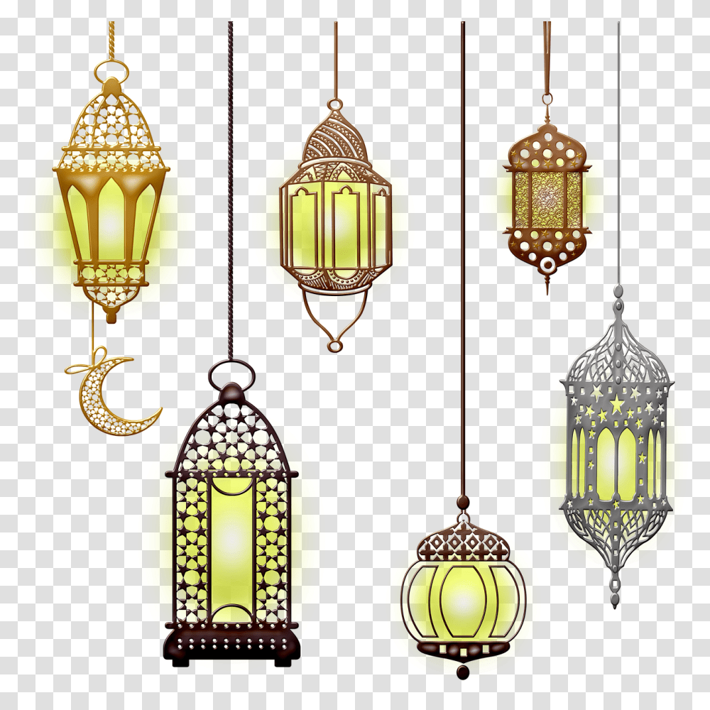 Islamic Lamps Morocco Lanterns Ramadan Lamps, Light Fixture, Ceiling Light Transparent Png