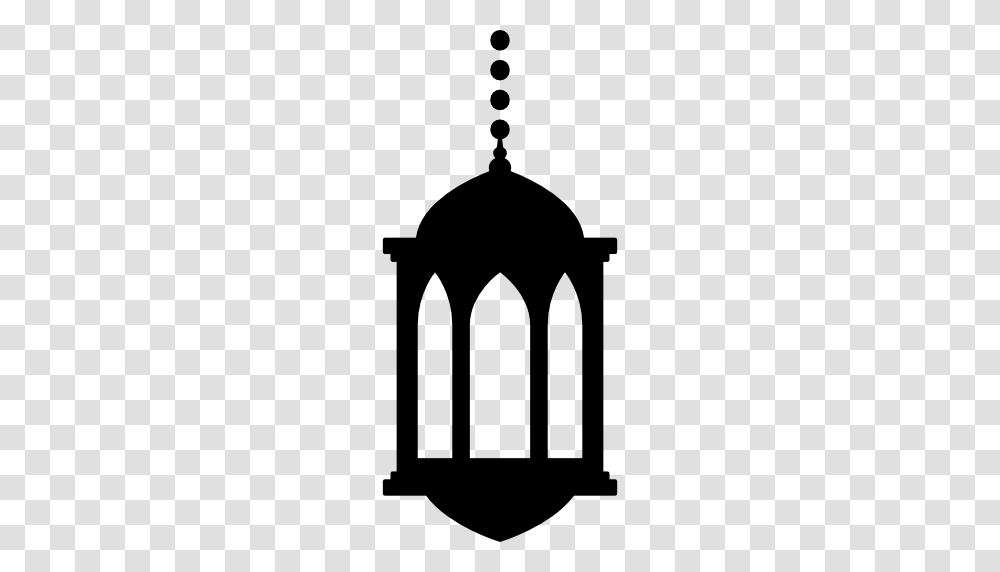 Islamic Lantern, Lamp, Silhouette, Stencil Transparent Png