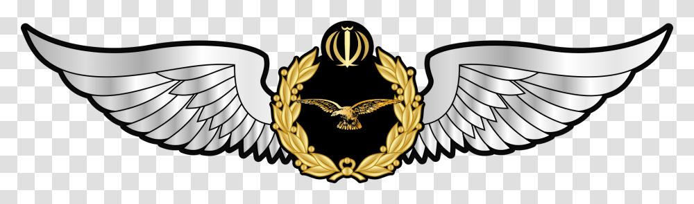 Islamic Republic Of Iran Army Aviation Clipart Pilot Emblem, Gold Transparent Png