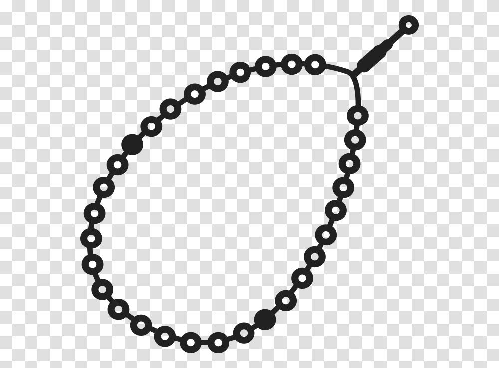 Islamic Tasbeeh Vector Clip Art Circle Chain Link, Hip Transparent Png