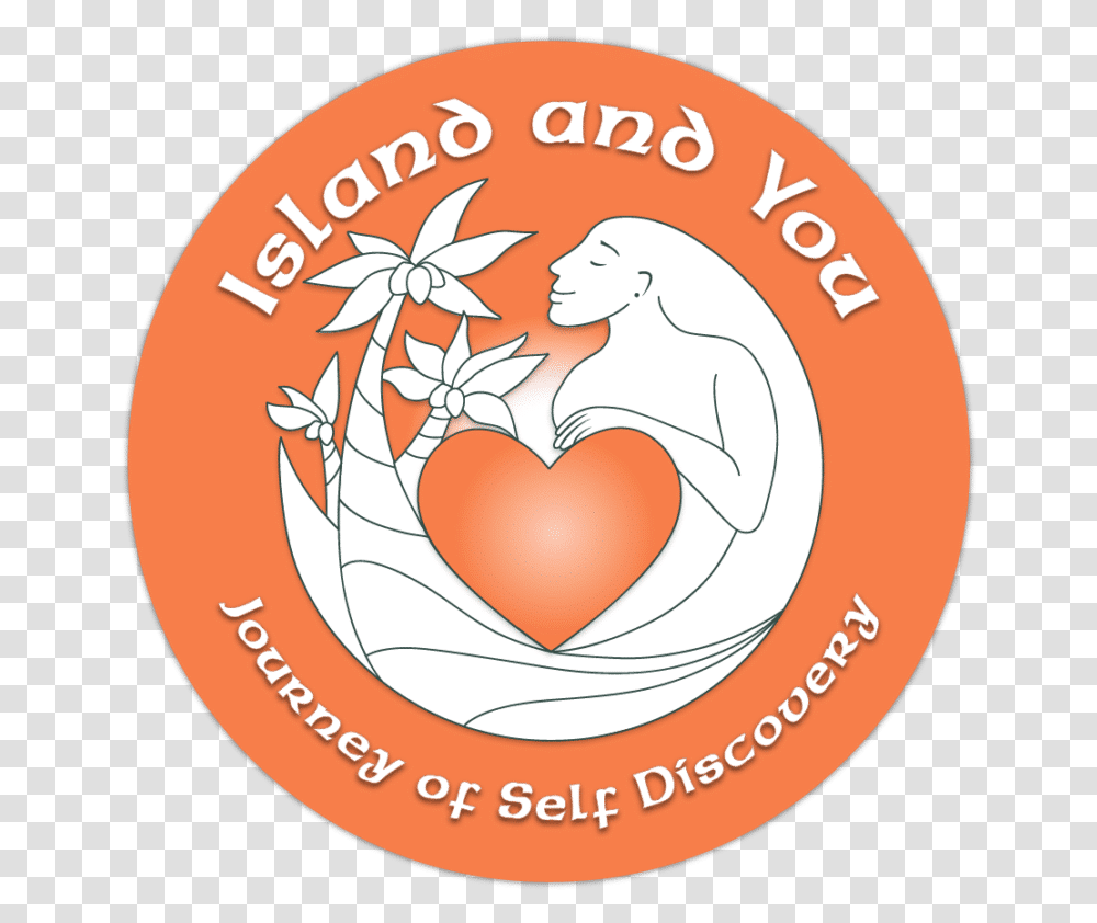 Island And You Logo Circle, Label, Sticker, Heart Transparent Png