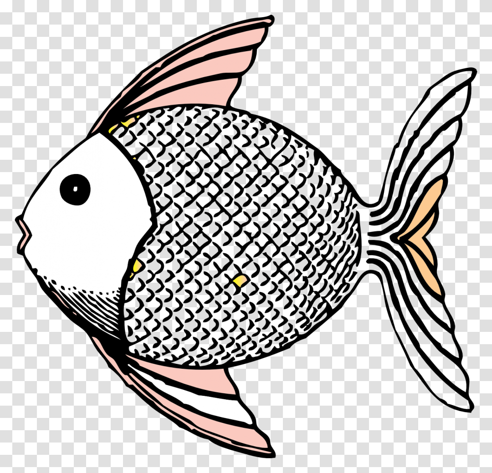 Island Clip Art Black And White, Fish, Animal, Sea Life, Angelfish Transparent Png
