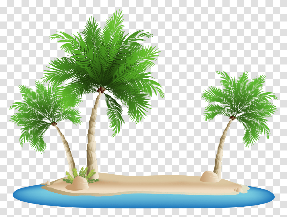 Island Clipart Background Group Of Trees Transparent Png