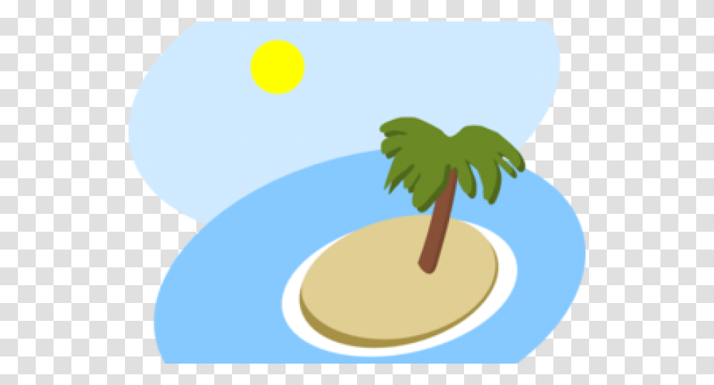 Island Clipart Cartoon, Plant, Palm Tree, Outdoors, Flower Transparent Png