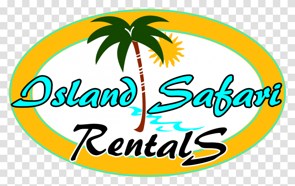 Island Safari Rentals, Label, Handwriting Transparent Png