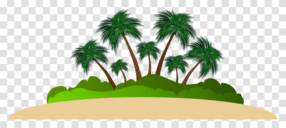Island Silhouette Clipart Download Background Island Clipart, Plant, Tree, Vegetation, Bush Transparent Png