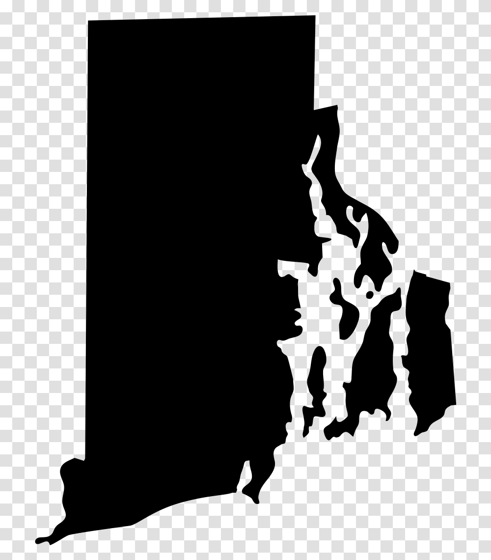 Island Silhouette Rhode Island State Map, Gray, World Of Warcraft Transparent Png