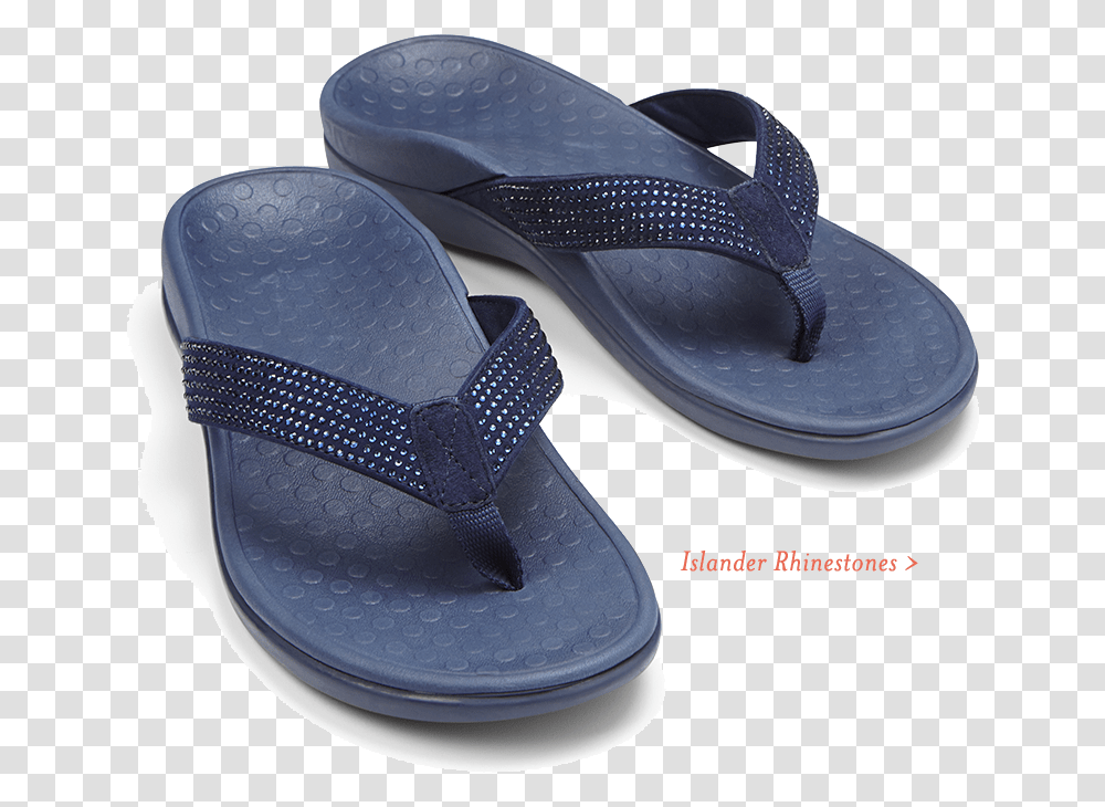Islander Rhinestones Toe Post Slipper, Apparel, Sandal, Footwear Transparent Png