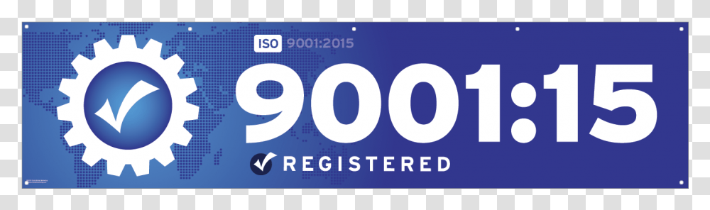 Iso 9001 2015 Banner Iso 9001 2015 Flag, Number, Word Transparent Png