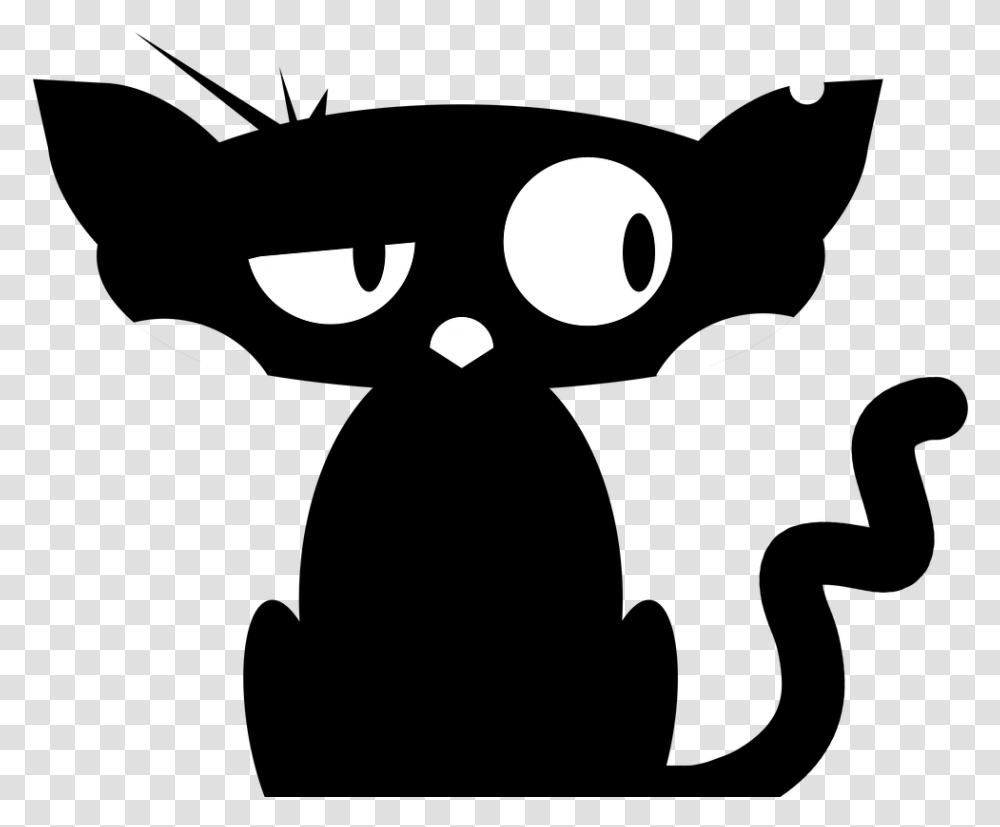 Isolated Funny Animal Free Photo Funny Cat Silhouette, Moon, Nature, Stencil, Face Transparent Png