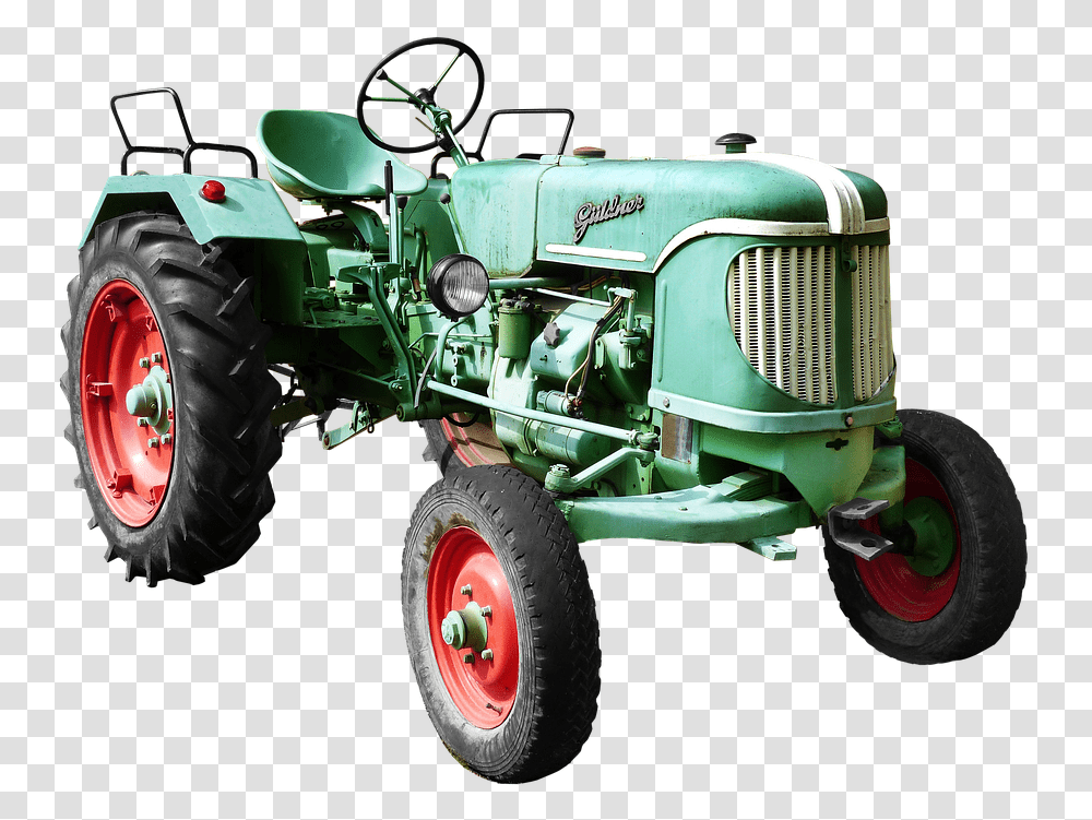Isolated Gldner Tractors Agricultural Machine Tracteurs, Lawn Mower, Tool, Vehicle, Transportation Transparent Png