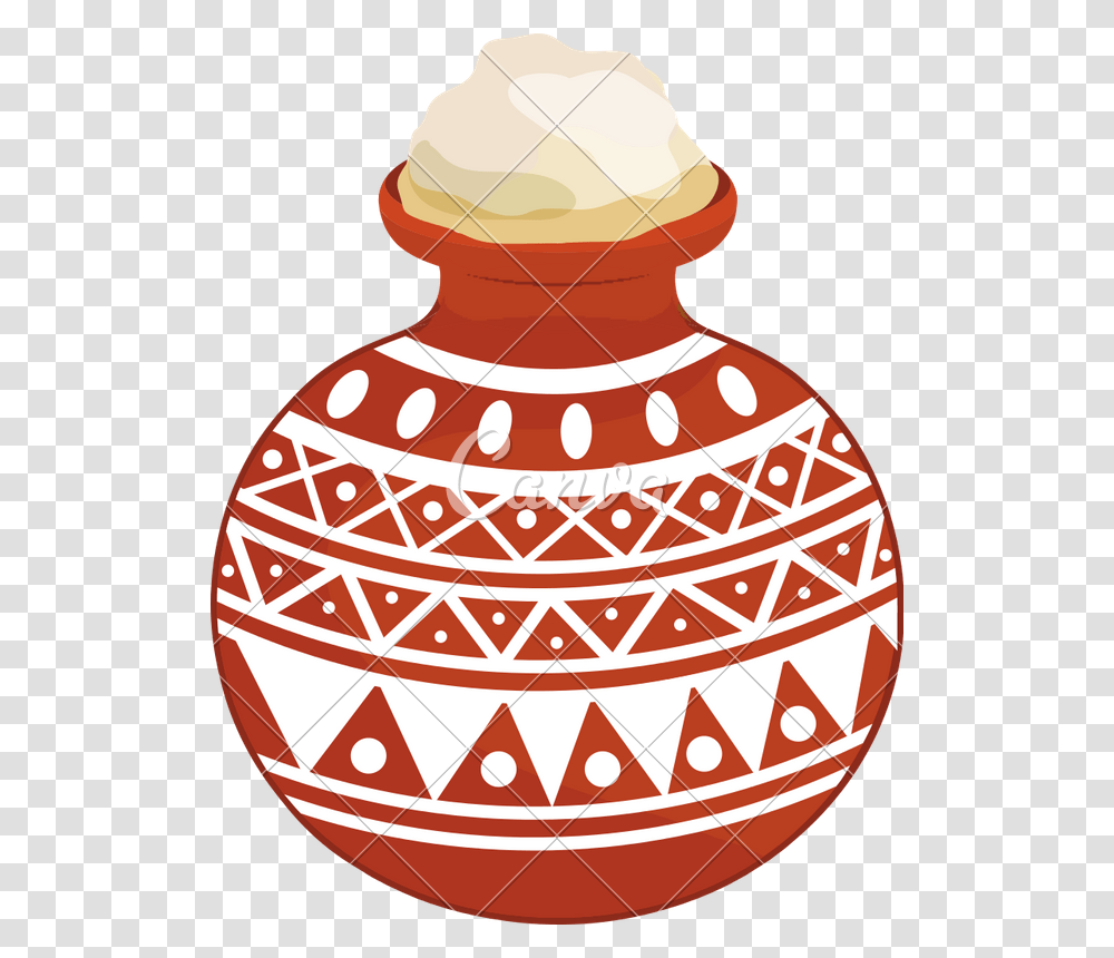 Isolated Icon Of Mud Pot, Jar, Pottery, Vase, Birthday Cake Transparent Png