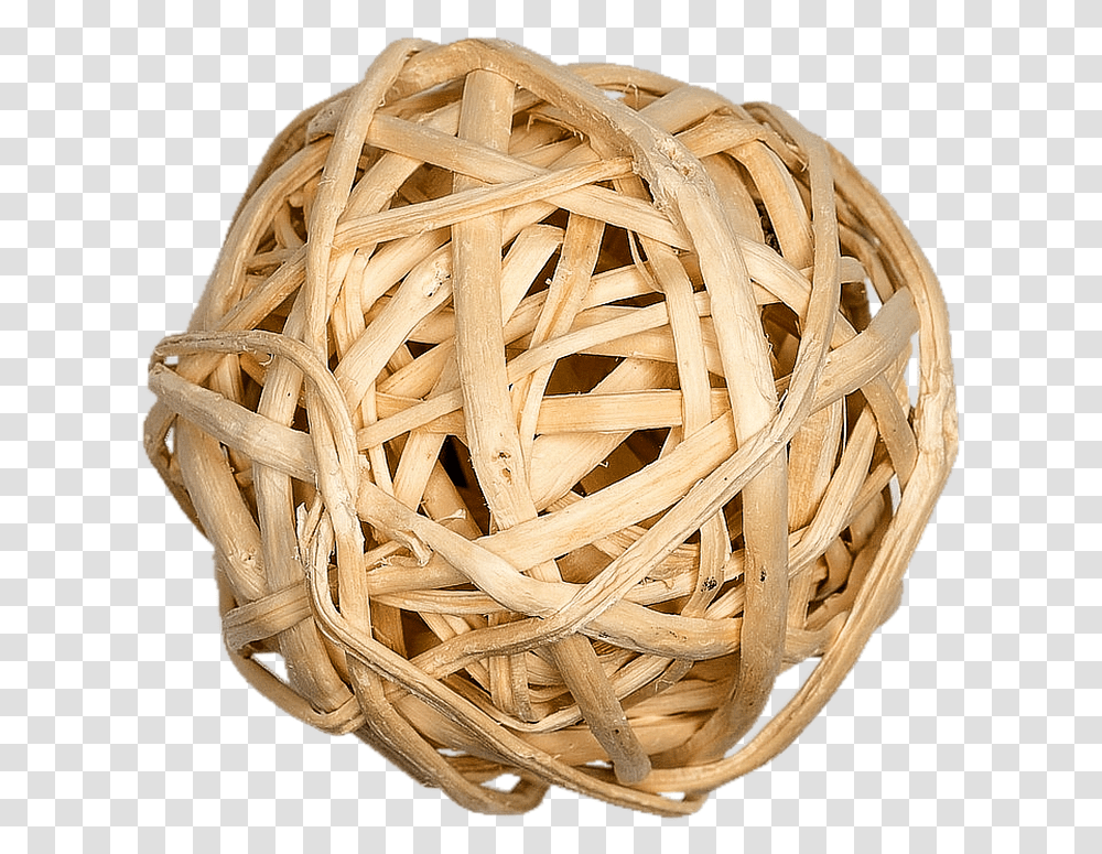 Isolated Straw Bale Art Tinker Decorative, Sphere, Wood, Basket, Nest Transparent Png