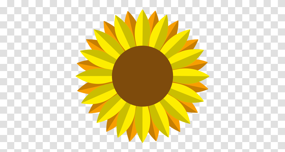 Isolated Sunflower Head Vector Graphic Sunflower Clipart Black And White, Plant, Blossom, Outdoors, Nature Transparent Png
