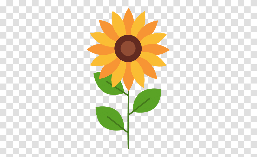 Isolated Sunflower Icon Flat Design Canva Fresh, Plant, Blossom, Daisy, Daisies Transparent Png