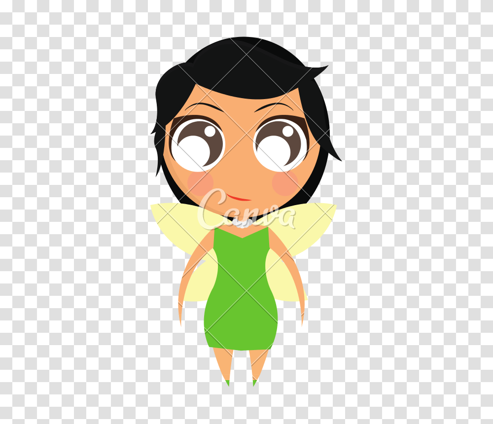 Isolated Tinkerbell Cartoon, Elf, Face Transparent Png
