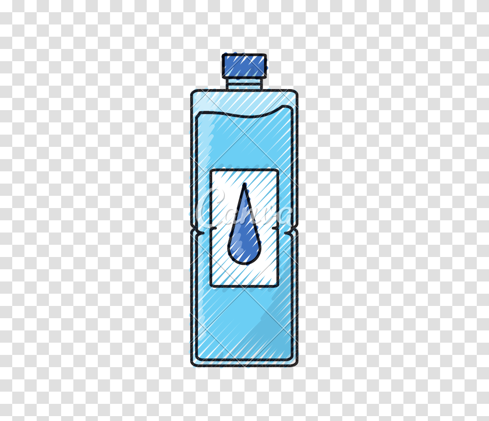Isolated Water Bottle Icon, Number, Cylinder Transparent Png