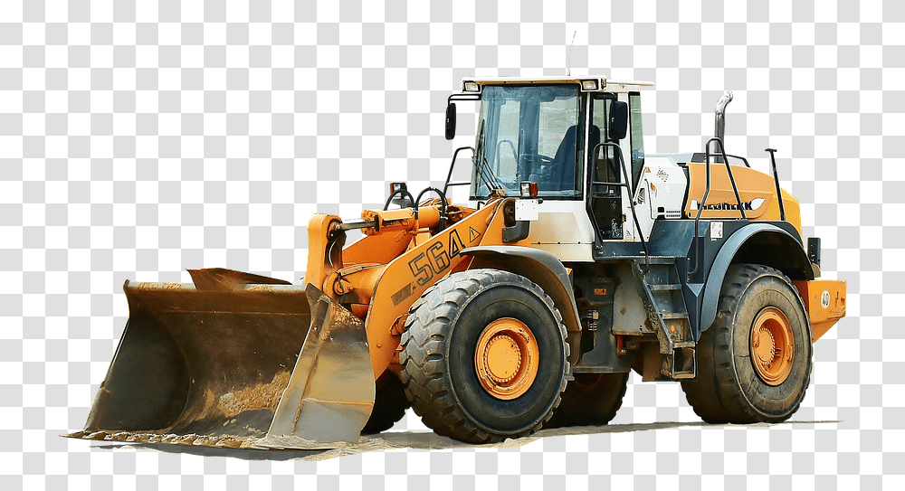 Isolated Wheel Loader Gravel Pits Sand Pebble Ladowarki Czolowe, Bulldozer, Tractor, Vehicle, Transportation Transparent Png