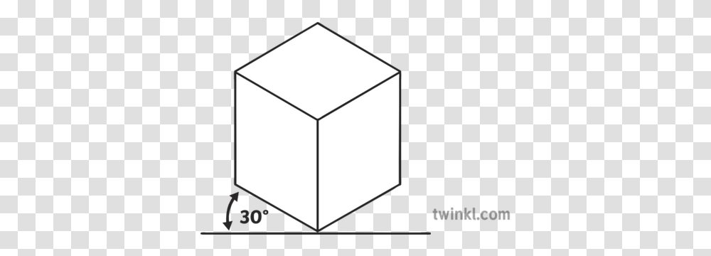 Isometric Angle Art Drawing Secondary Bw Rgb Illustration Line Art, Furniture, Tabletop, Rubix Cube, Box Transparent Png