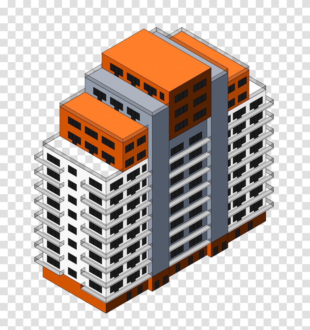 Isometric Building Icons, High Rise, City, Urban, Condo Transparent Png