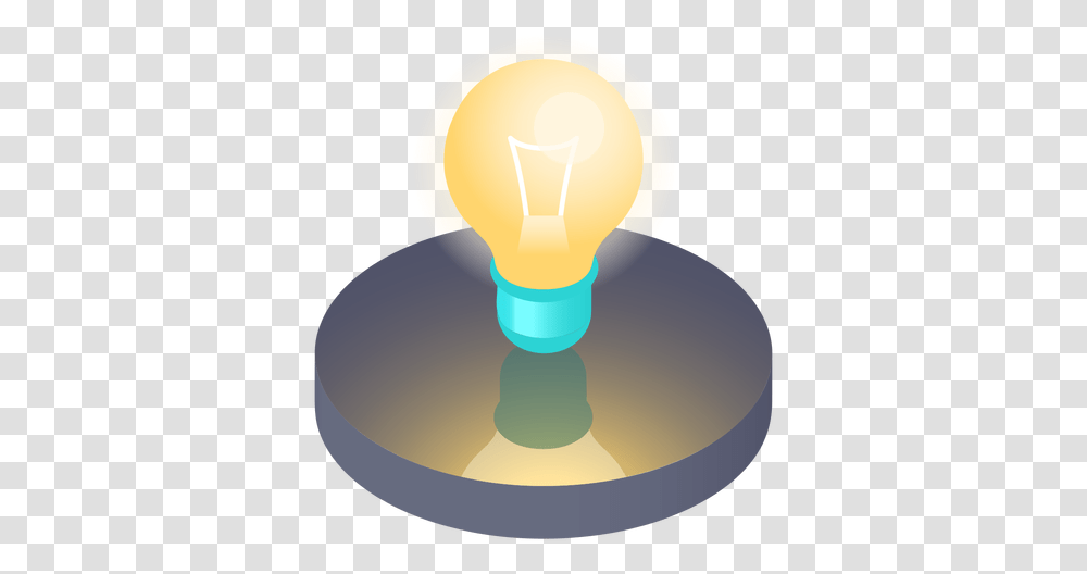Isometric Light Bulb Icon Idea Isometric Icon, Lightbulb Transparent Png
