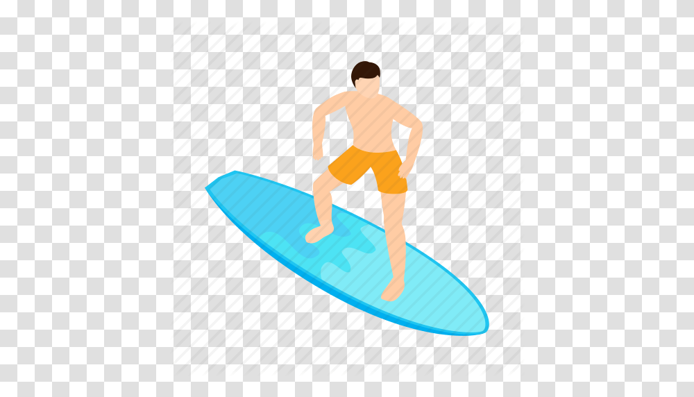 Isometric Ocean Surf Surfer Vectior Water Wave Icon, Sea, Outdoors, Nature, Person Transparent Png