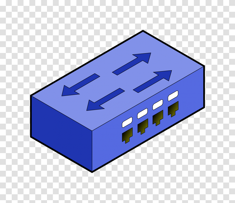 Isometric Switch With Border Icons, Hub, Hardware, Electronics Transparent Png