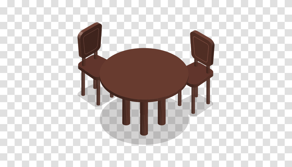 Isometric Table With Chairs, Furniture, Tabletop, Dining Table, Coffee Table Transparent Png