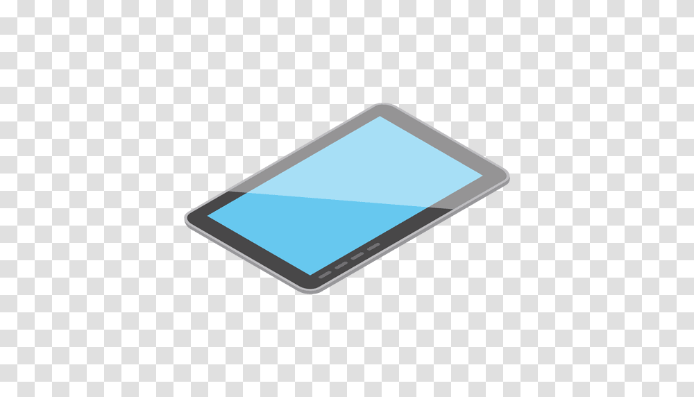 Isometric Tablet Device, Computer, Electronics, Tablet Computer, Surface Computer Transparent Png