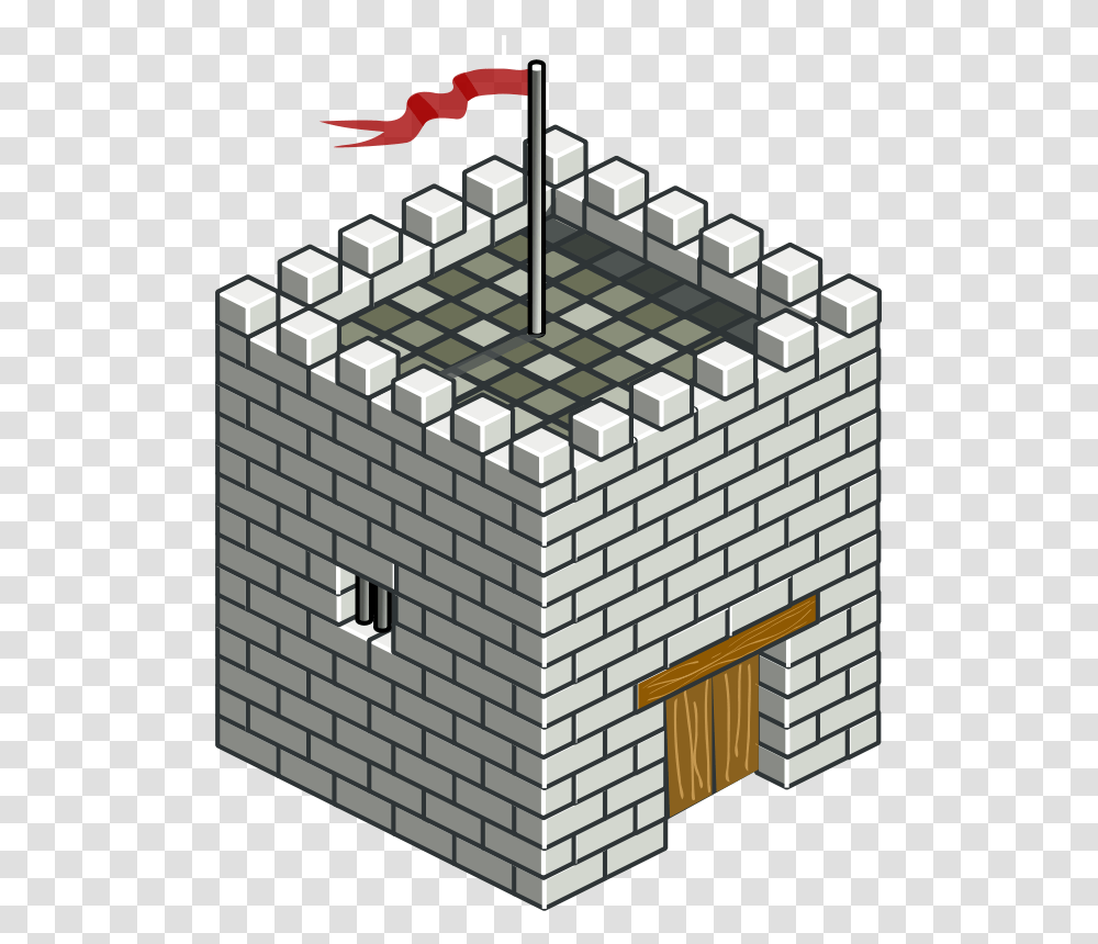 Isometric Tower, Architecture, Brick, Maze, Labyrinth Transparent Png