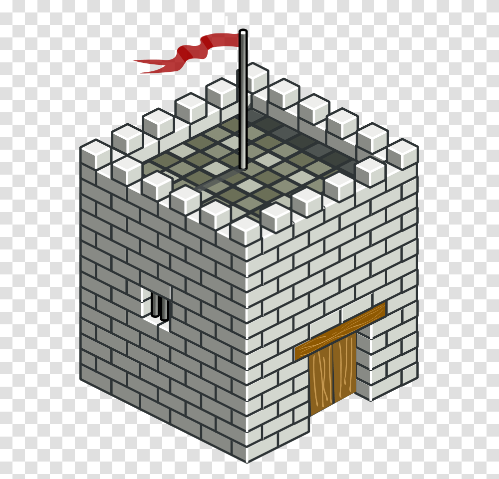 Isometric Tower Svg Clip Arts Castle Tower Isometric, Brick, Maze, Labyrinth Transparent Png